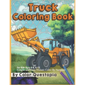 Truck Coloring Book - For Kids Ages 4-8, 8-12 - Simple and Easy Mosaic Color By Number: Jumbo Color-By-Number With Construction Vehicles, Fire Trucks,