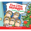 Five Little Monkeys Looking for Santa Board Book