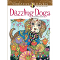 Creative Haven Dazzling Dogs Coloring Book