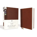 Nasb, Journal the Word Reference Bible, Leathersoft Over Board, Brown, Red Letter Edition, 1995 Text, Comfort Print: Let Scripture Explain Scripture.