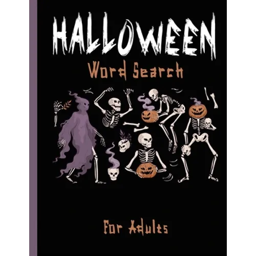 Halloween Word Search For Adults: Large Print Word Search for Adults and Teens, Halloween Word Search Book