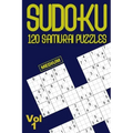 Sudoku 120 SAMURAI medium puzzles: A challenging Sudoku variation brain training in a handy pocket sized paperback book