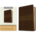 Santa Biblia Ntv, Edición Manual, Letra Gigante (Sentipiel, Café, Letra Roja)