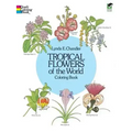 Tropical Flowers of the World Coloring Book