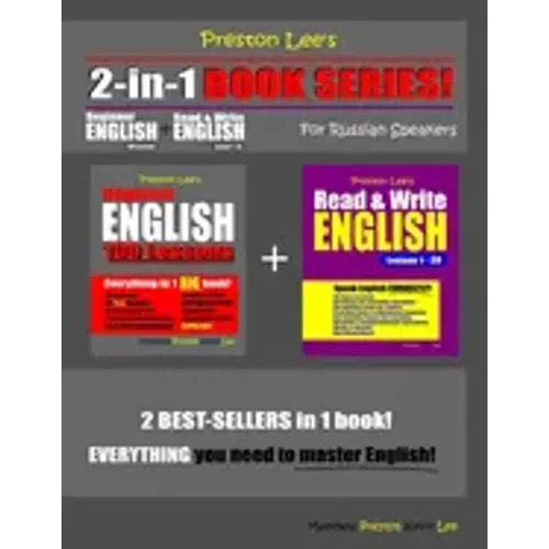 Preston Lee's 2-in-1 Book Series! Beginner English 100 Lessons & Read & Write English Lesson 1 - 20 For Russian Speakers