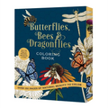 Butterflies, Bees & Dragonflies Coloring Book: Over 150 Pages of Natural Beauty to Color with Beautiful Sprayed Edges - Over 150 Pages of Beautiful Bo