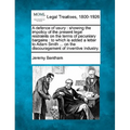 A Defence of Usury: Showing the Impolicy of the Present Legal Restraints on the Terms of Pecuniary Bargains: To Which Is Added a Letter to