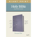 KJV Personal Size Giant Print Bible, Filament Enabled Edition (Leatherlike, Peony Lavender)