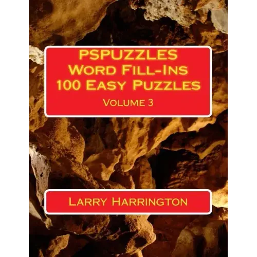 PSPUZZLES Word Fill-Ins 100 Easy Puzzles Volume 3