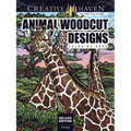 Creative Haven Deluxe Edition Animal Woodcut Designs Coloring Book