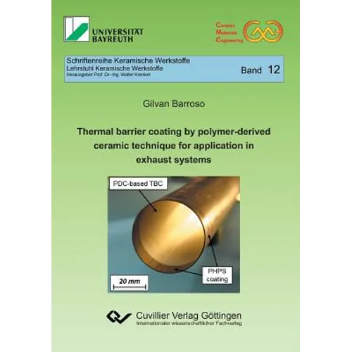 Thermal barrier coating by polymer-derived ceramic technique for application in exhaust systems (Band 12)