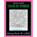Brain Games, Color By Number: Coloring Book For Adults Relaxation and Stress Relief