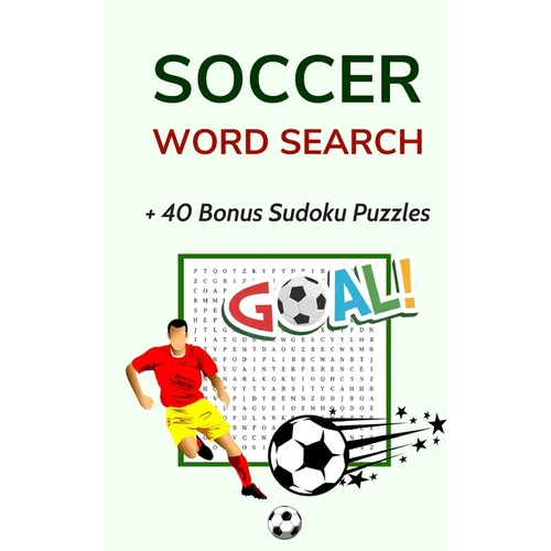 Soccer Word Search: Puzzle Book for Adults and Teens 5x8 Inches Pocket Size
