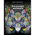 Adult Coloring Book: Awesome animals