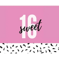 Happy 16th Birthday Guest Book (Landscape Hardcover): Sweet Sixteen Guest book, party and birthday celebrations decor, memory book, 16th birthday, hap