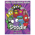 Doodle: An Adult Coloring Book Stress Relieving Doodle Designs Coloring Book with 25 Antistress Coloring Pages for Adults & Te