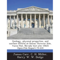 Geology, physical properties, and surface effects at Discus Thrower Site, Yucca Flat, Nevada test site: USGS Open-File Report 75-410