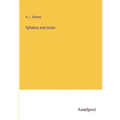 Syllabus and notes