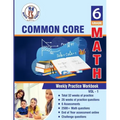 Grade 6 Common Core Math: Multiple Choice and Free Response 2500+ Practice Questions and Solutions Full length online practice test