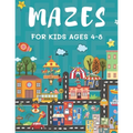 Mazes for Kids Ages 4-8: 150 Maze Puzzle Book for Kids Ages 4-6, 6-8 Easy to Hard Maze Activity Book for Kids