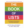 The Book of Lists: The Original Compendium of Curious Information
