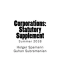 Corporations: Statutory Supplement