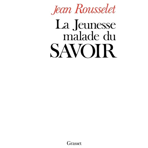 La jeunesse malade du savoir