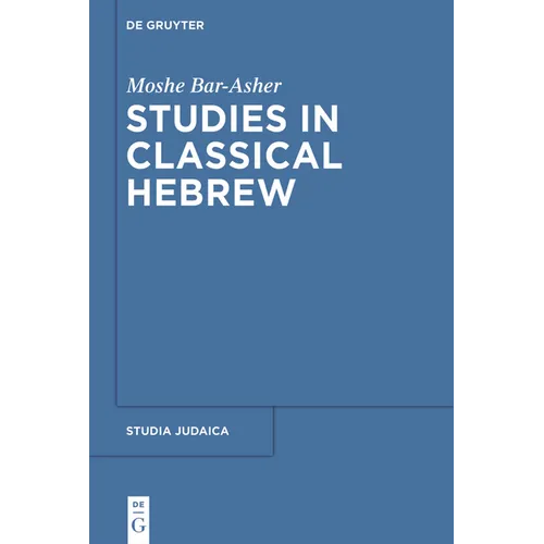 Studies in Classical Hebrew