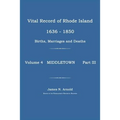 Vital Record of Rhode Island 1636-1850: Births, Marriages and Deaths: Middletown
