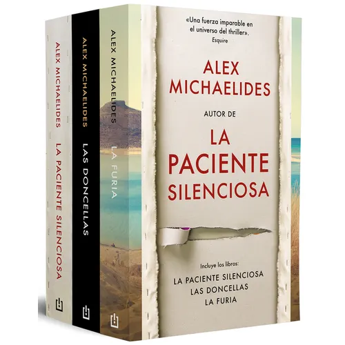 Pack Alex Michaelides (Contiene: La Paciente Silenciosa; Las Doncellas; La Furia) / Pack Alex Michaelides (Contains: The Silent Patient, the Maidens,