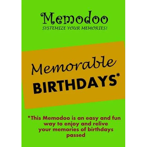 Memodoo Memorable Birthdays