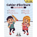 Cahier d'écriture cursive CP/CE2: Livre d'activités diverses pour apprendre à bien écrire les lettres de l'alphabet majuscules et minuscules Aidez vos