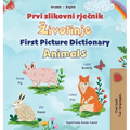 First Picture Dictionary - Animals (Croatian English Bilingual Children's Book)