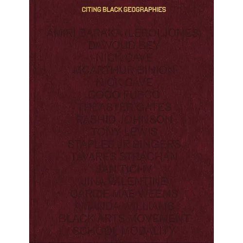 Citing Black Geographies