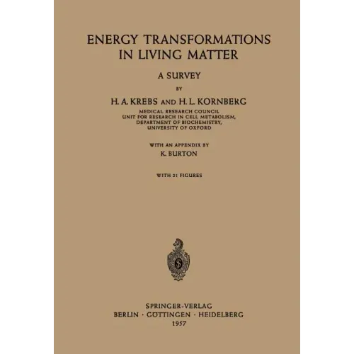 Energy Transformations in Living Matter: A Survey