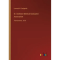 St. Andrews Medical Graduates' Association: Transactions, 1870