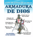 Sopa de Letras de la Biblia en Español Letra Grande: Armadura de Dios
