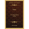 Fame: And Other Poems (1848)