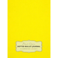 Large 8.5 x 11 Dotted Bullet Journal (Yellow #6) Hardcover - 245 Numbered Pages