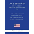 Amendments to the Current Good Manufacturing Practice Regulations for Finished Pharmaceuticals (US Food and Drug Administration Regulation) (FDA) (201