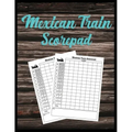 Mexican Train Scorepad: Scorecard Book Score cards for Dominoes Tally Cards, Chicken Foot 8.5" x 11", 118 Pages