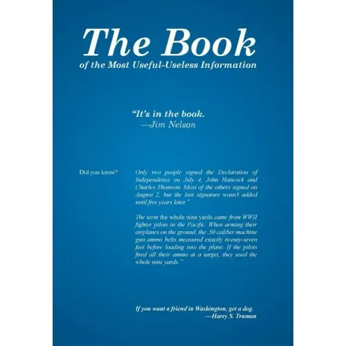 The Book: Of the Most Useful-Useless Information