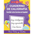 Cuaderno de Caligrafía. Escribir Letra Cursiva en Español para Niños y Adultos (Spanish Edition): Cursive Handwriting Workbook For Kids, Teens and Adu