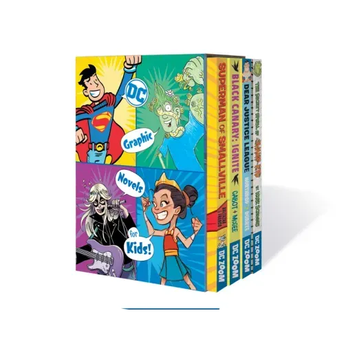 DC Graphic Novels for Kids Box Set 4