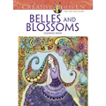 Creative Haven Belles and Blossoms Coloring Book