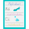 Alphabet curriculum notebook: Preshool workbook - Trace letters of the alphabet and sight words - Magic calligraphy child book