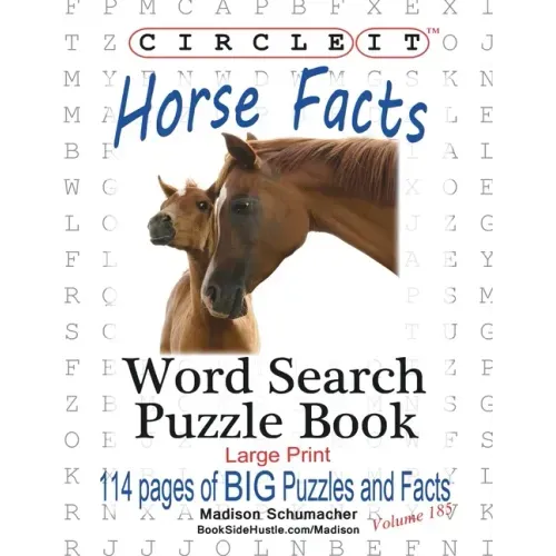 Circle It, Horse Facts, Word Search, Puzzle Book