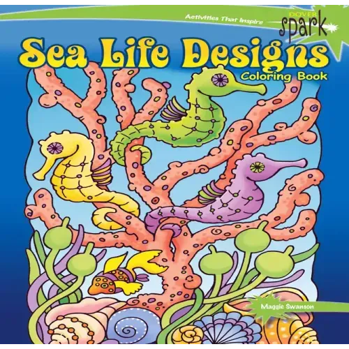 Spark Sea Life Designs Coloring Book