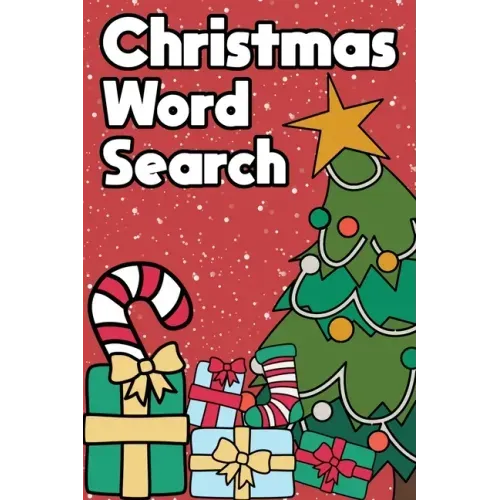 Christmas Word Search: Happy Holiday Edition Challenging Puzzle Game Activity Book A Small Travel Size With Merry Xmas Tree Stocking Stuffer