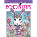 Creative Haven Boho Bunnies Coloring Book